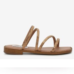 NIB Steve Madden Starie Sandal Sz 7 Gold